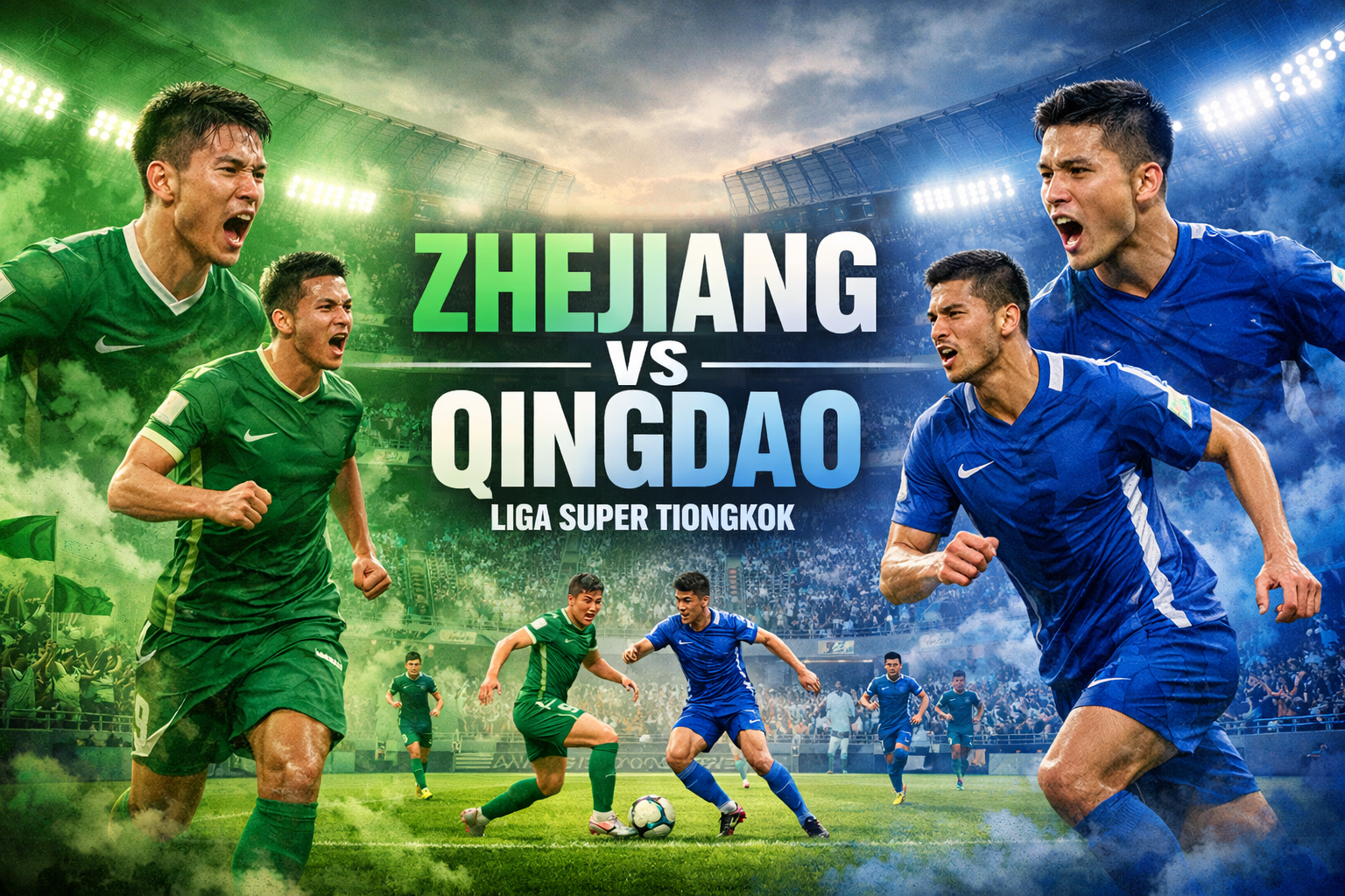 Zhejiang vs Qingdao Hainiu Malam? Tidak—Sore Ini Simak di Jalalive