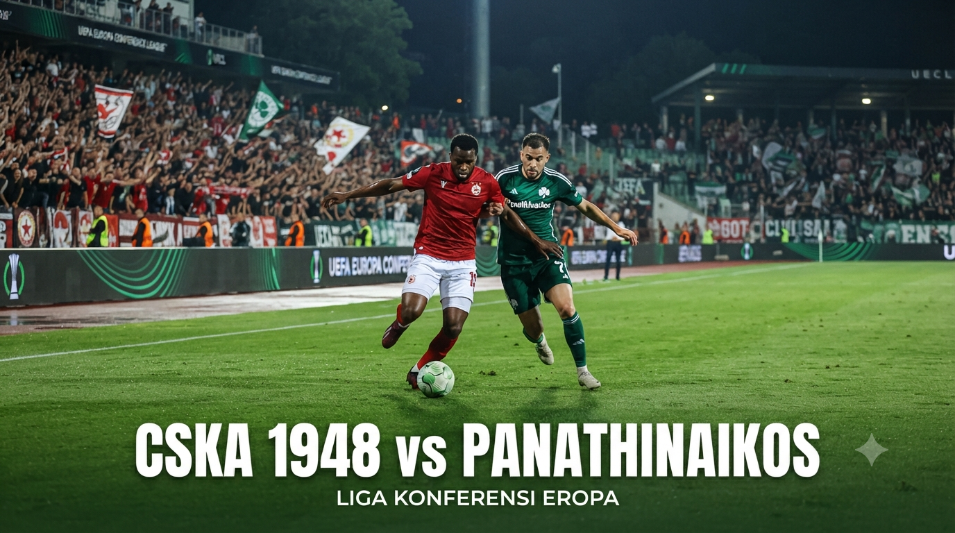 CSKA 1948 vs Panathinaikos Liga Konferensi Eropa 00.30 WIB Streaming Jalalive Jadi Pilihan Penggemar Bola